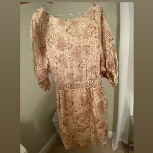 Snake skin dress